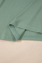 Faye Colorblock Patchwork Raglan Long Sleeve Top