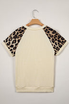 Keily Contrast Sleeve Loose Tee