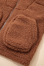 Bethany Up Hooded Sherpa Jacket