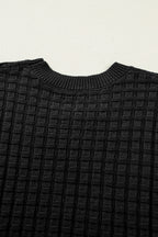 Marina Textured Short Sleeve Sweater