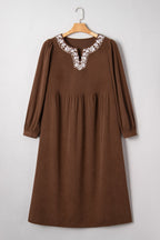 Hallie High Waist Midi PLUS Dress