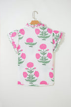 Mariah Detail Short Sleeve Blouse