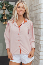 Maren Frilled Collar Down Shirt