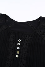 Milan Eyelet Short Sleeves Top