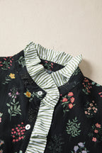 Aliya Short Sleeve Floral Shirt