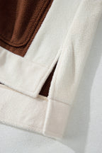 Alia Patchwork Down Fleece Shacket