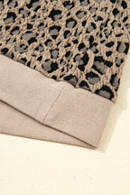 Amaya Textured Ribbed Trim Long Sleeve PLUS Top