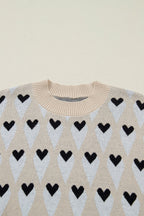 Aspyn Ribbed Trim Loose Sweater