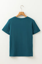 Galilea Toothpick Stripe Round Neck Top