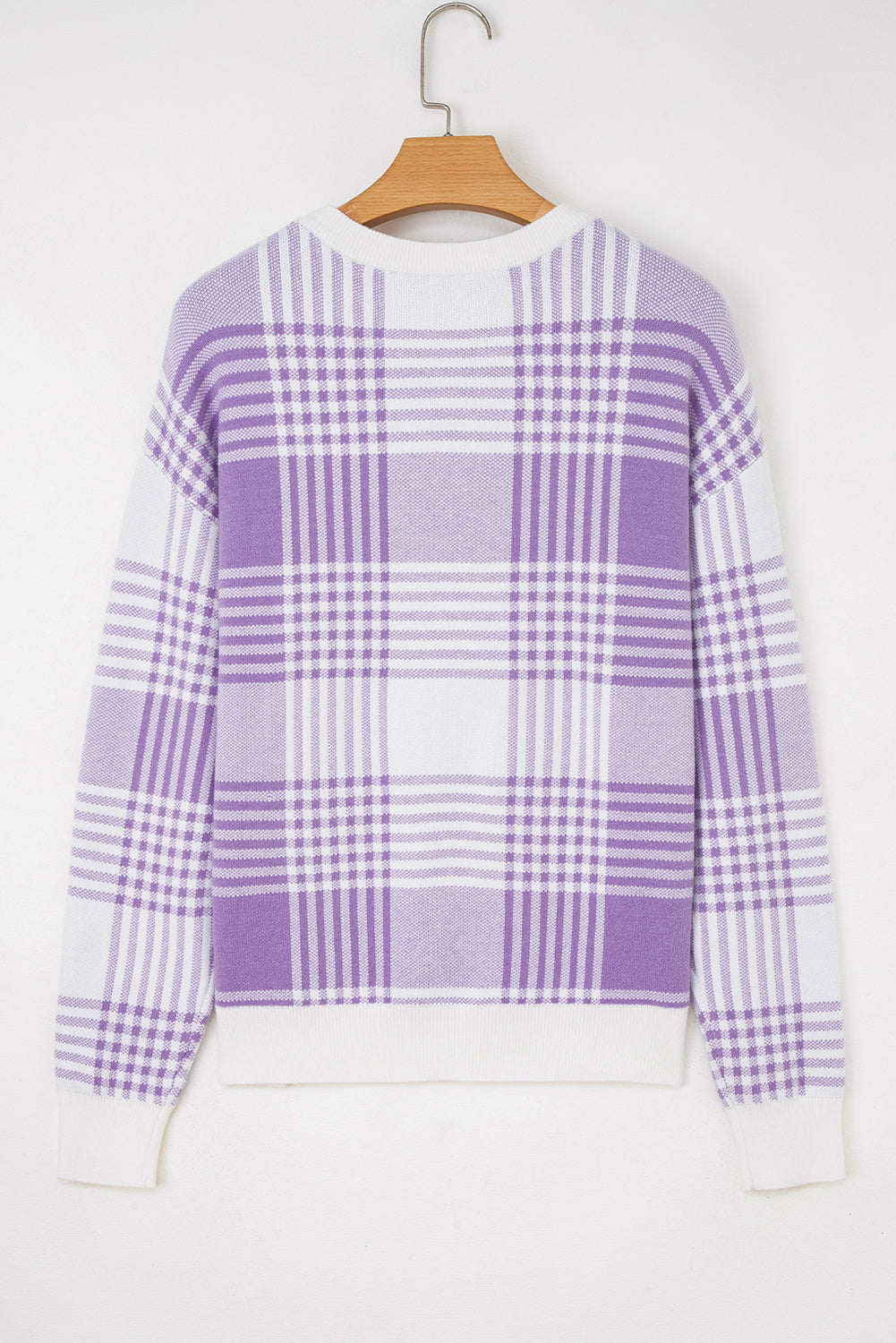 Giuliana Ribbed Trim Loose Sweater