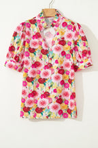 Charleigh Puff Short Sleeve Blouse