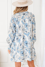 Juliana Sleeve Flowy Mini Dress