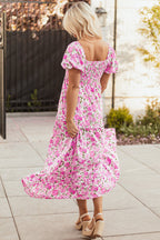 Raina Sleeve Flowy Long Dress
