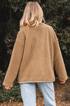 Lilisha Corduroy Edge Patchwork Jacket
