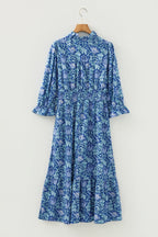 Athena Bracelet Sleeve Long Dress