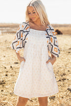 Penny Western Aztec Loose Mini Dress