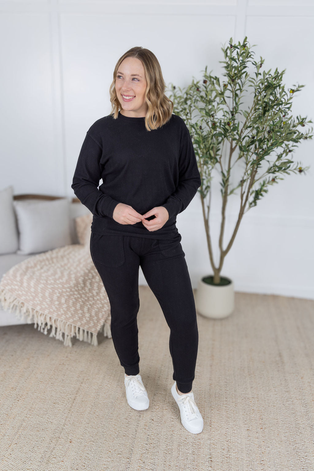 IN STOCK Corrine Joggers - Black