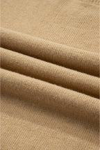 Ava Cuff Contrast Trim Sweater