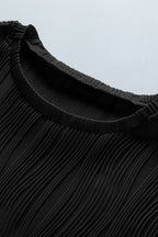 Abby Color Wavy Textured PLUS Tee