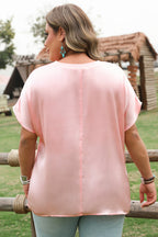 Nyomi Short Batwing Sleeve PLUS Top