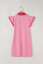 Jennifer Flutter Sleeve Short Dress