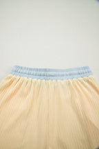 Sunny Trim Casual Short Set