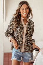 Jordyn Contrast Striped Trim Shirt