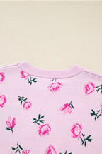 Sophia Drop Shoulder Cropped Sweater