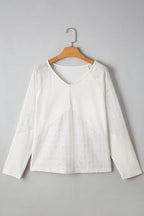 Tessabina Patchwork Embroidered Top