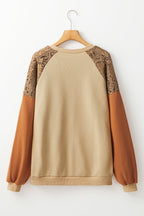 Scarlett Colorblock Drop Shoulder Sweatshirt