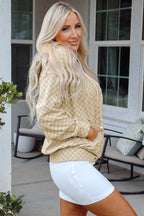 Harper Print Kangaroo Drawstring Hoodie