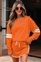 Sophia Shoulder Pullover Mini Skirt