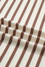 Keira Stripe Half T Shirt