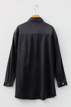 Takina Raw Hem Loose Shirt