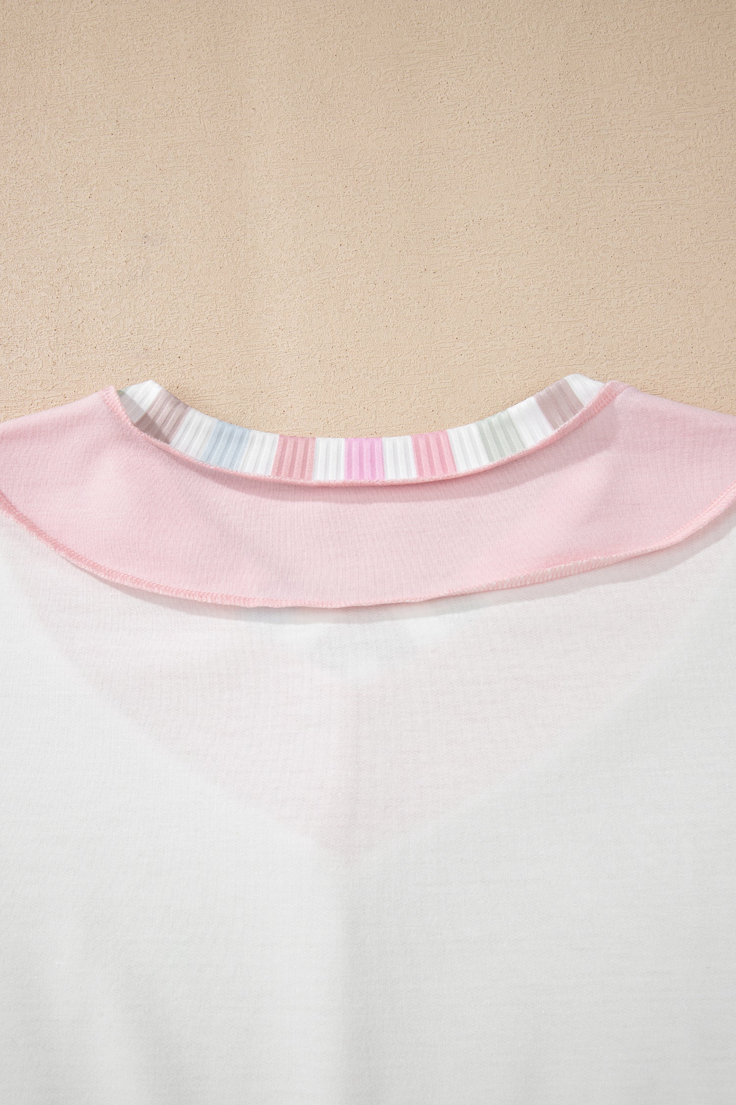 Promise Color Block Loose Long Sleeve Top