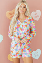 Remi Heart Collared Tunic Shirt