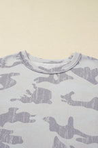 Sophia Multicolour Print Plus Sweatshirt