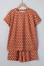 Ruthie Dot Print Short Set