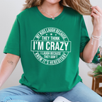 Wholesale My Kids Laugh Graphic Tee - Kelly Green Tee