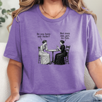 Wholesale Do You have any? Graphic Tee - Heather Team Purple Tee