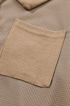 Bianca Waffle Knit Long Sleeve Top