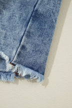 Olivia Hooded Raw Hem Jacket