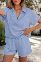 Lillie Collared Tee Set