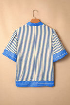 Joanna Detail Short Sleeve Blouse