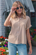 Catherine Cuffed Short Sleeve Shirt
