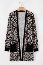 Jazmin Patched Open Front Cardigan