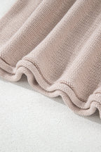 Ava Colorblock Exposed Seam Sweater