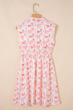 Alianna Sleeveless Bow Mini Dress