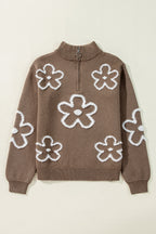 Eleanor Half Zipper Stand Sweater