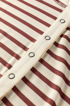 Yusra Stripe Half T Shirt